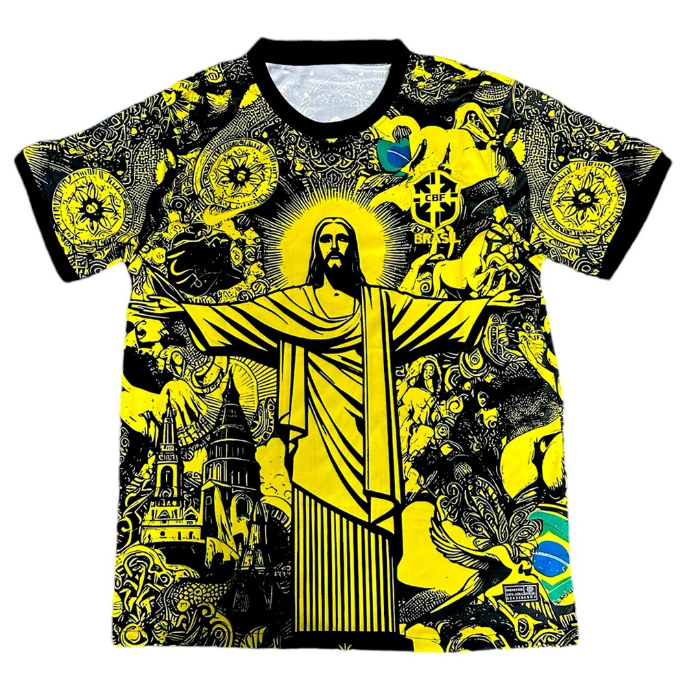 Brazil special edition soccer jersey. Brazil x Christ soccer football jersey